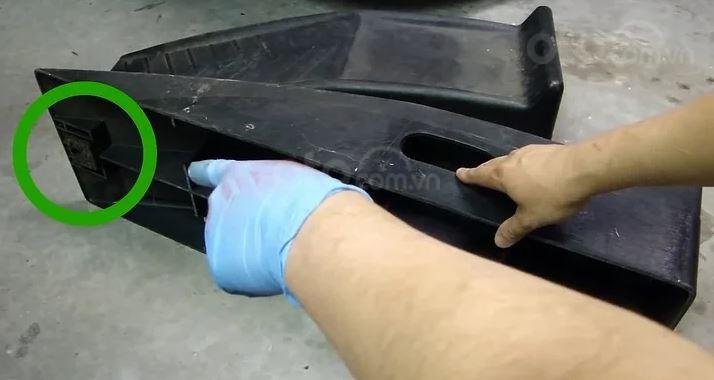 Xác định các điểm cao su chống trượt cho dốc nâng ô tô