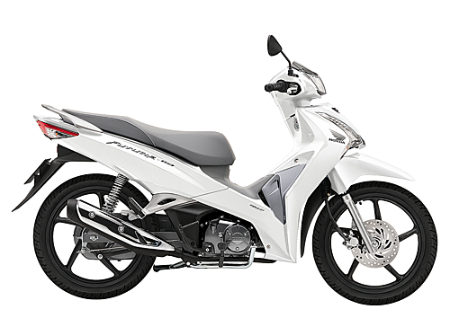 Phiên bản Future màu trắng bạc đen mới của Honda. 