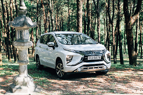 Mitsubishi Xpander tại Ba Vì, Hà Nội. Ảnh: Đức Huy