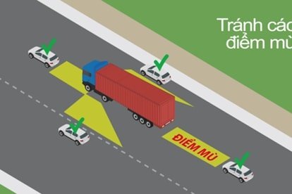 Kinh nghiệm lái xe gần xe quá khổ, quá tải Kinh nghiệm lái xe gần xe quá khổ, quá tảia