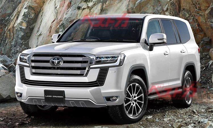 Land Cruiser thế hệ mới theo hình dung của BestCarWeb.jp.