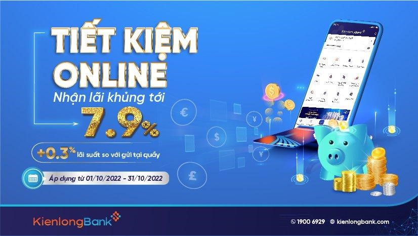 Gửi tiết kiệm online tại KienlongBank lãi suất ưu đãi đến 7,9%   - Ảnh 1.