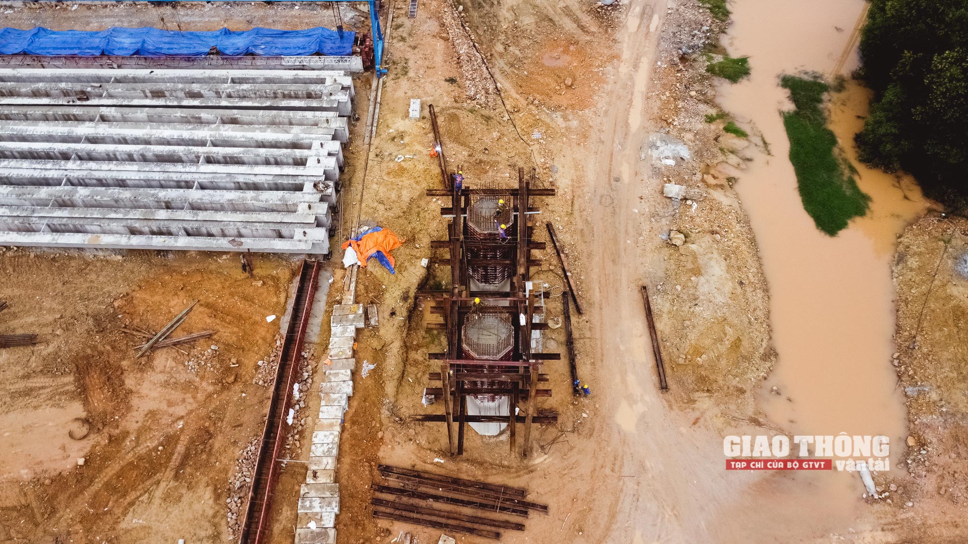 Phóng sự ảnh: Khởi sắc công trường cao tốc Diễn Châu - Bãi Vọt - Ảnh 19.