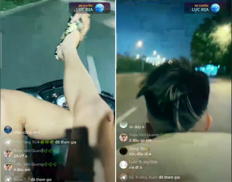 Hà Nội: Xác định "Quái xế" dùng chân điều khiển xe máy quay clip đăng TikTok - Ảnh 2. Hà Nội: Xác định "Quái xế" dùng chân điều khiển xe máy quay clip đăng TikTok - Ảnh 2.