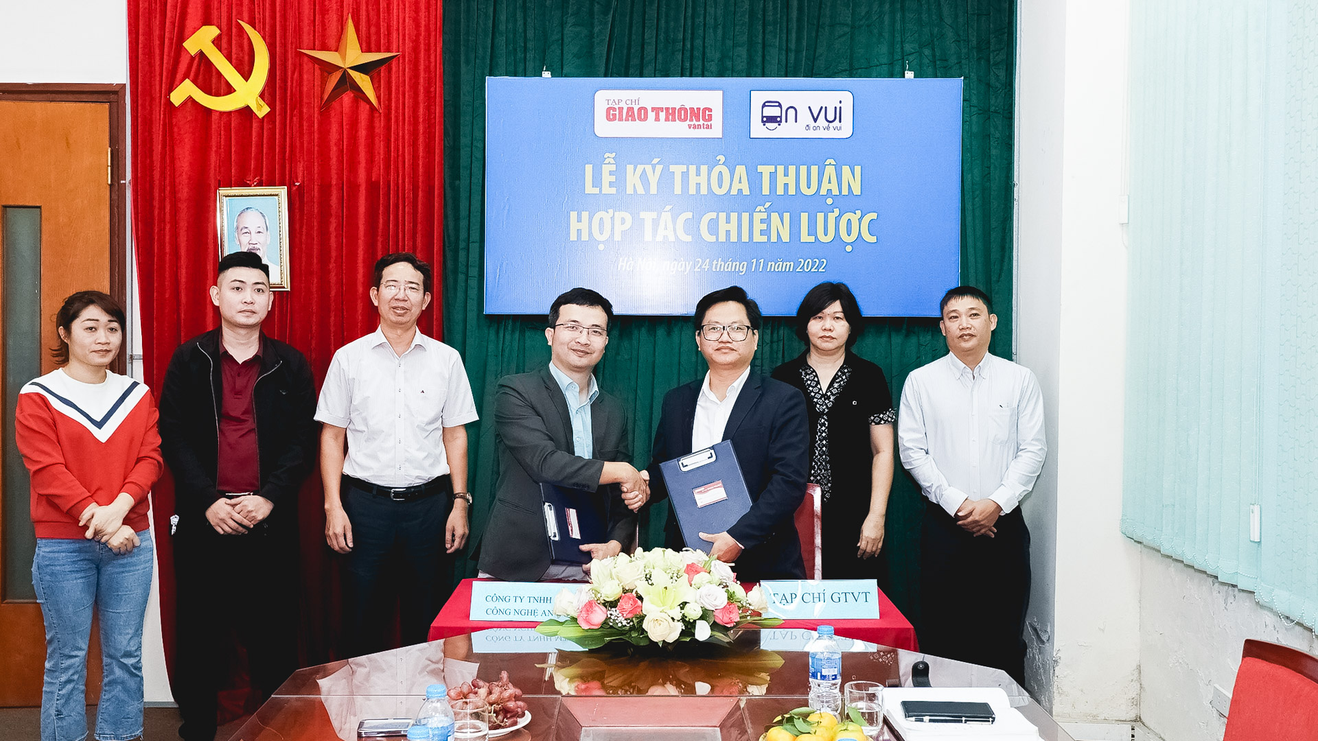 Tạp chí GTVT cùng Công ty công nghệ An Vui chắp cánh vươn xa - Ảnh 5.