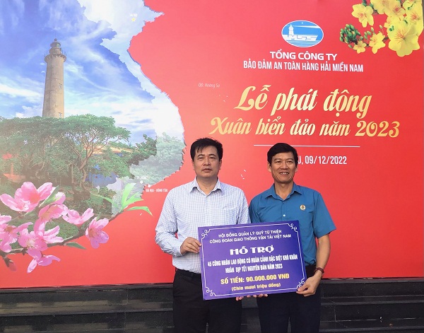 Công đoàn Tổng Công ty BĐATHH Việt Nam phát động Xuân Biển đảo năm 2023 - Ảnh 5.
