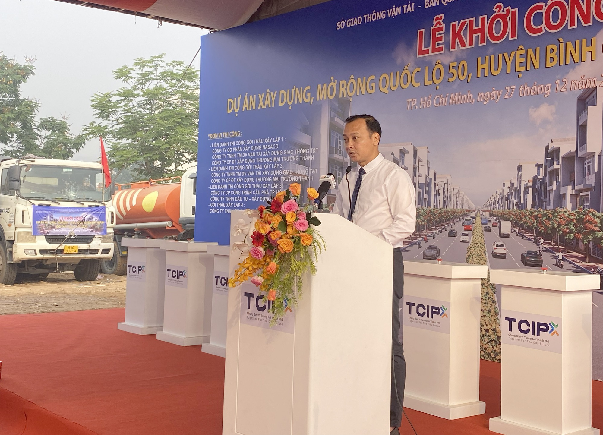 Khởi công dự án Quốc lộ 50 gần 1,5 tỷ đồng kết nối TP.HCM - Long An - Ảnh 5.