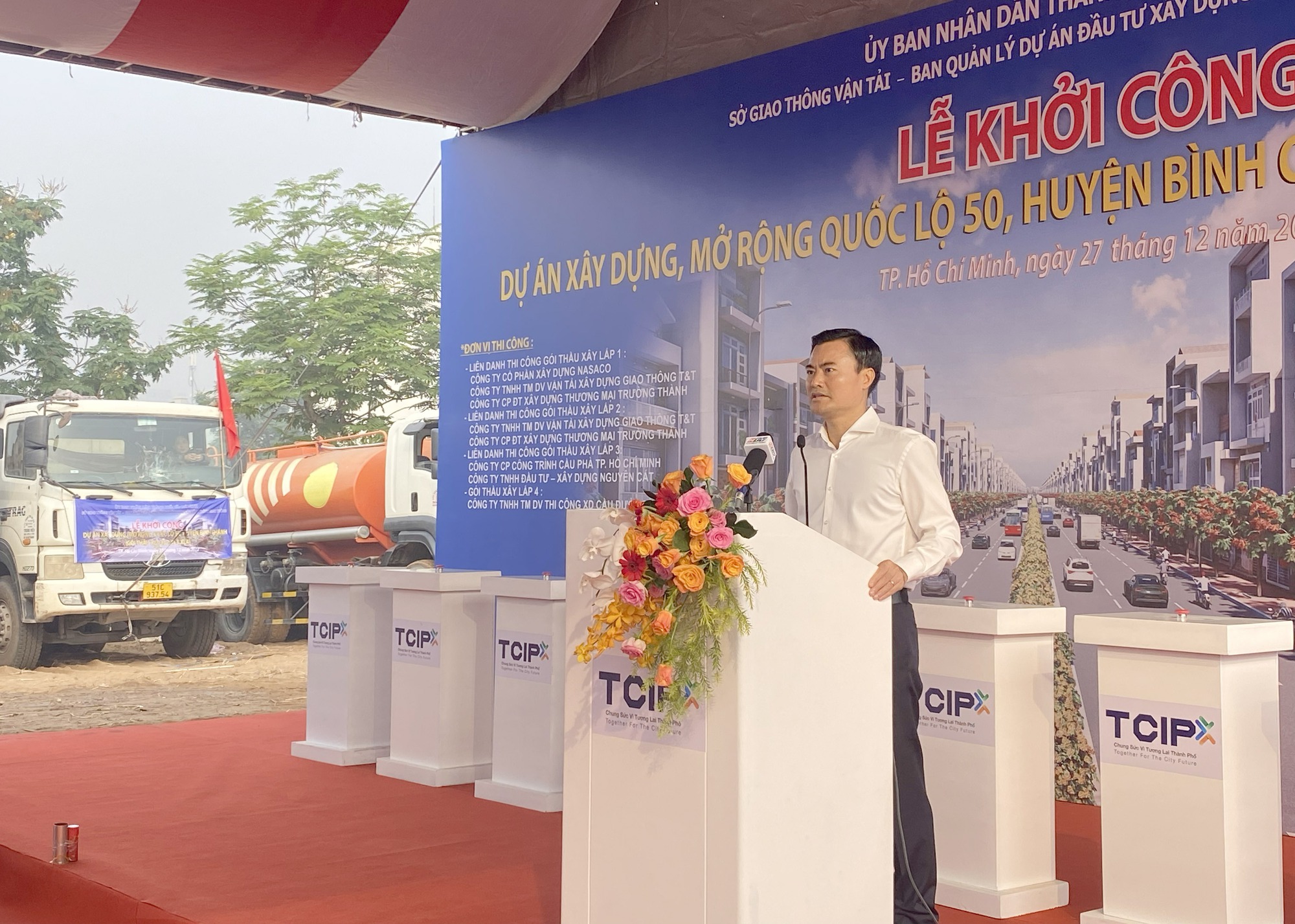 Khởi công dự án Quốc lộ 50 gần 1,5 tỷ đồng kết nối TP.HCM - Long An - Ảnh 3.