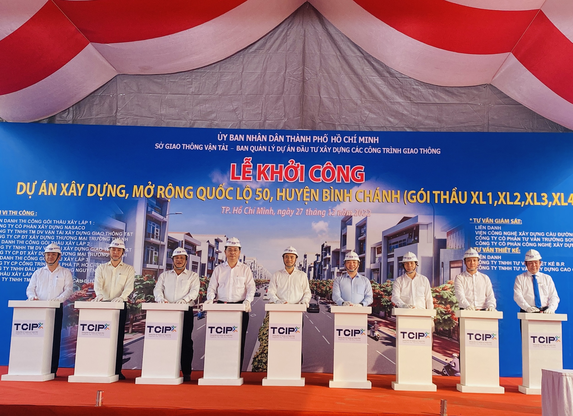 Khởi công dự án Quốc lộ 50 gần 1,5 tỷ đồng kết nối TP.HCM - Long An - Ảnh 1.