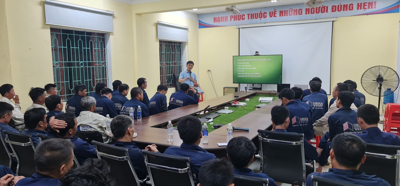  Chuẩn hóa văn hóa Đèo Cả trên công trường hầm đường bộ cao tốc - Ảnh 2.