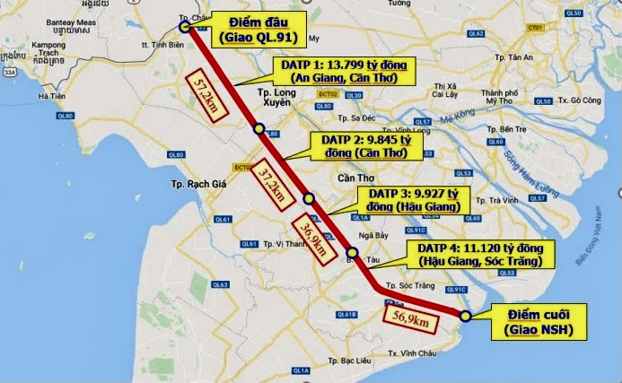 Hậu Giang: Điều chỉnh hướng tuyến cao tốc Châu Đốc - Sóc Trăng đi qua địa bàn - Ảnh 1. Hậu Giang: Điều chỉnh hướng tuyến cao tốc Châu Đốc - Sóc Trăng đi qua địa bàn - Ảnh 1.