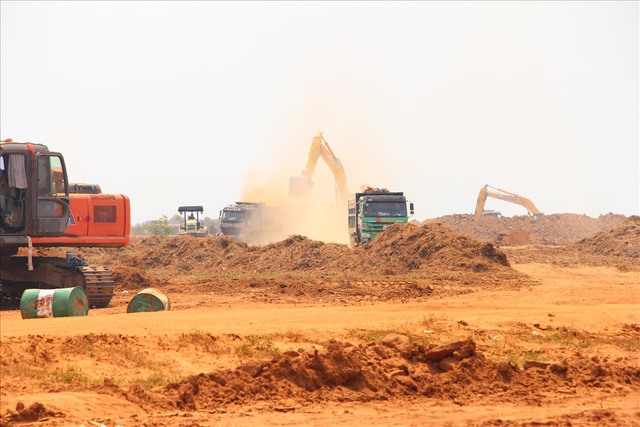 Thi công dự án sân bay Long Thành