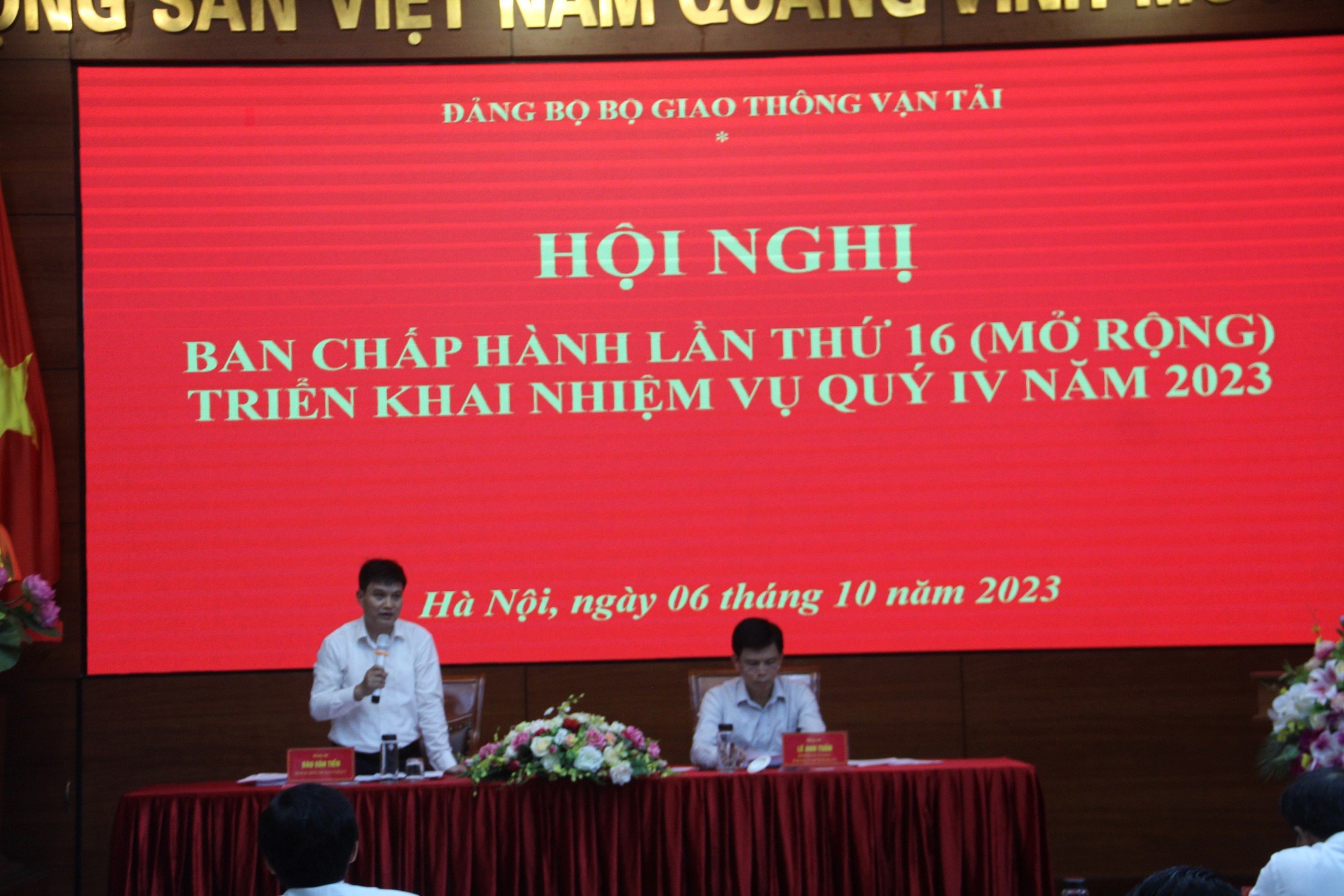 Đảng bộ Bộ GTVT triển khai nhiệm vụ trọng tâm quý IV năm 2023 - Ảnh 2.