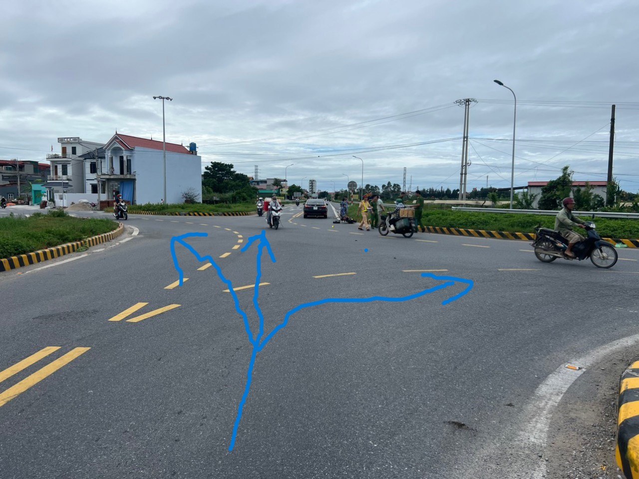 Tiếp bài thiết kế nút giao trên QL37 qua Thái Bình 