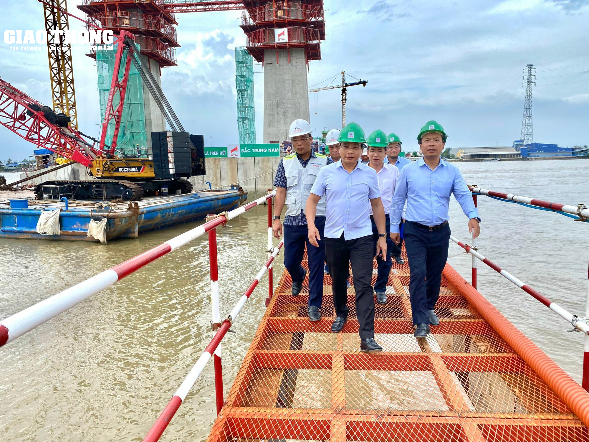 Cầu Rạch Miễu 2 vượt tiến độ thi công 2 tháng- Ảnh 3. Cầu Rạch Miễu 2 vượt tiến độ thi công 2 tháng- Ảnh 3.