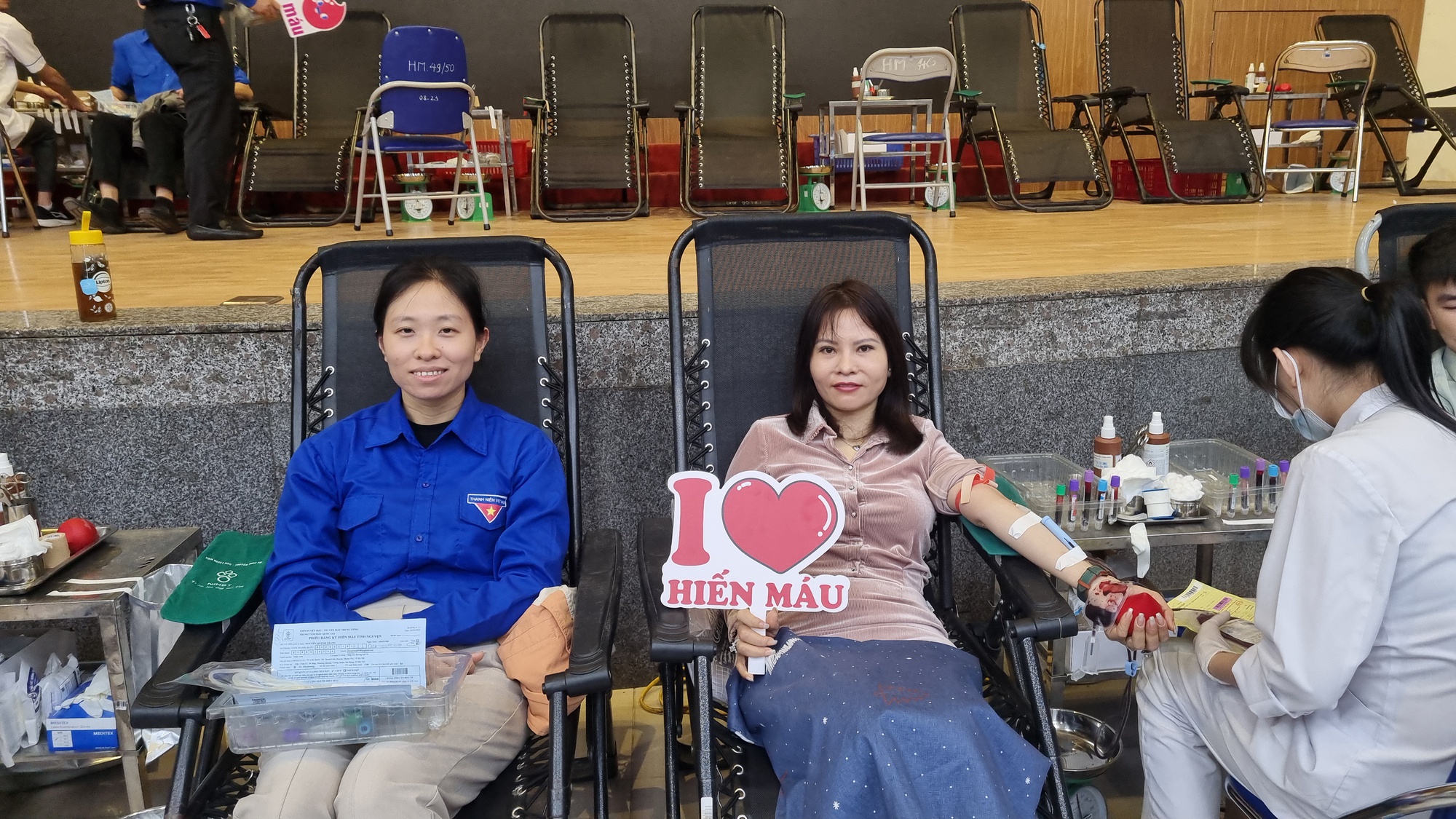 Đoàn viên, thanh niên Khu QLĐB I tích cực tham gia hiến máu- Ảnh 7.