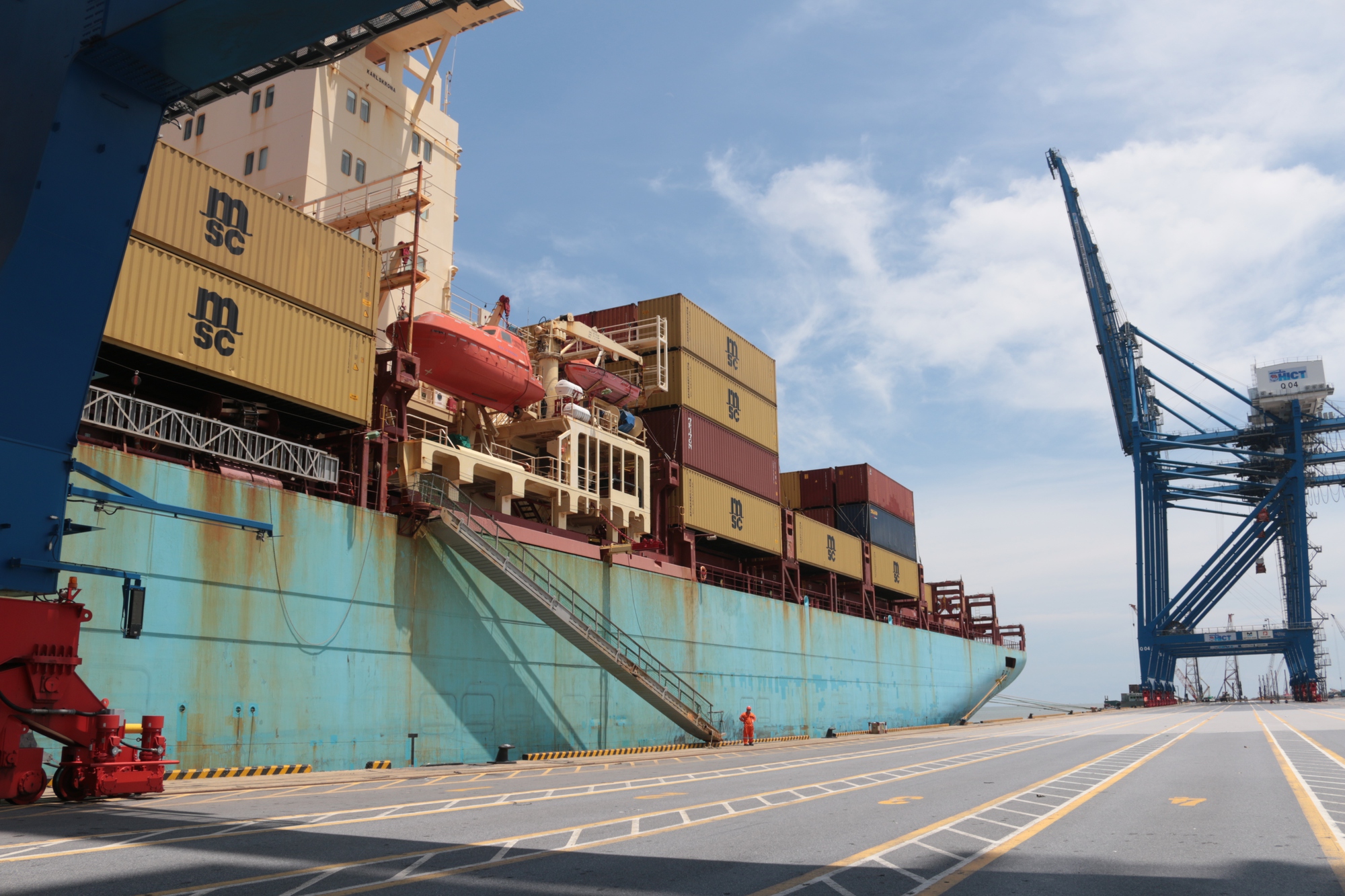 Video cận cảnh cảng TC-HICT ở Lạch Huyện sắp được đón tàu đến 145.000 DWT- Ảnh 1.