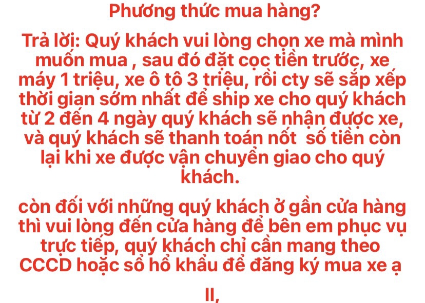 Nhiều người sập bẫy chiêu lừa bán ôtô 
