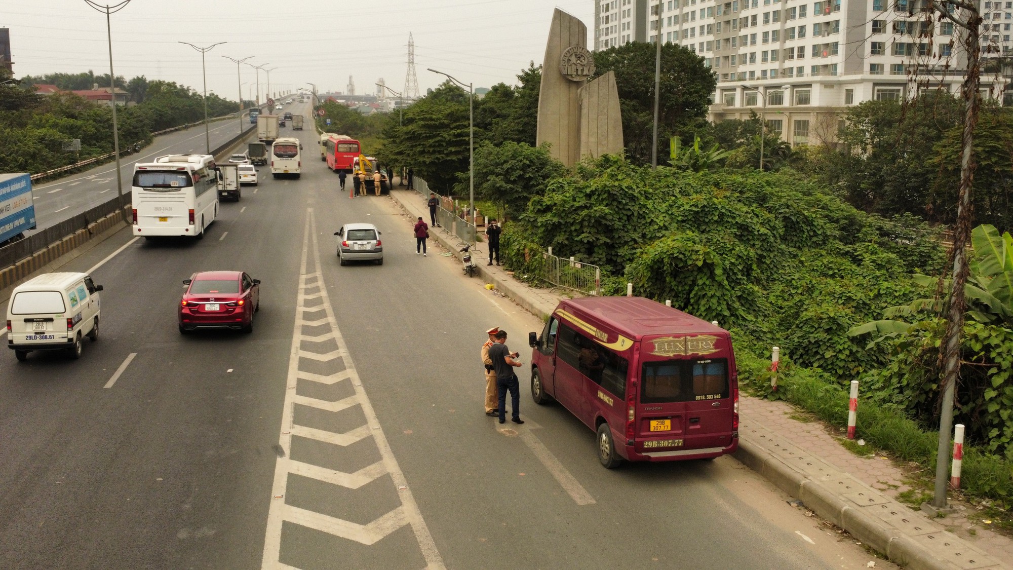 Hà Nội: Video CSGT ghi hình tại điểm 