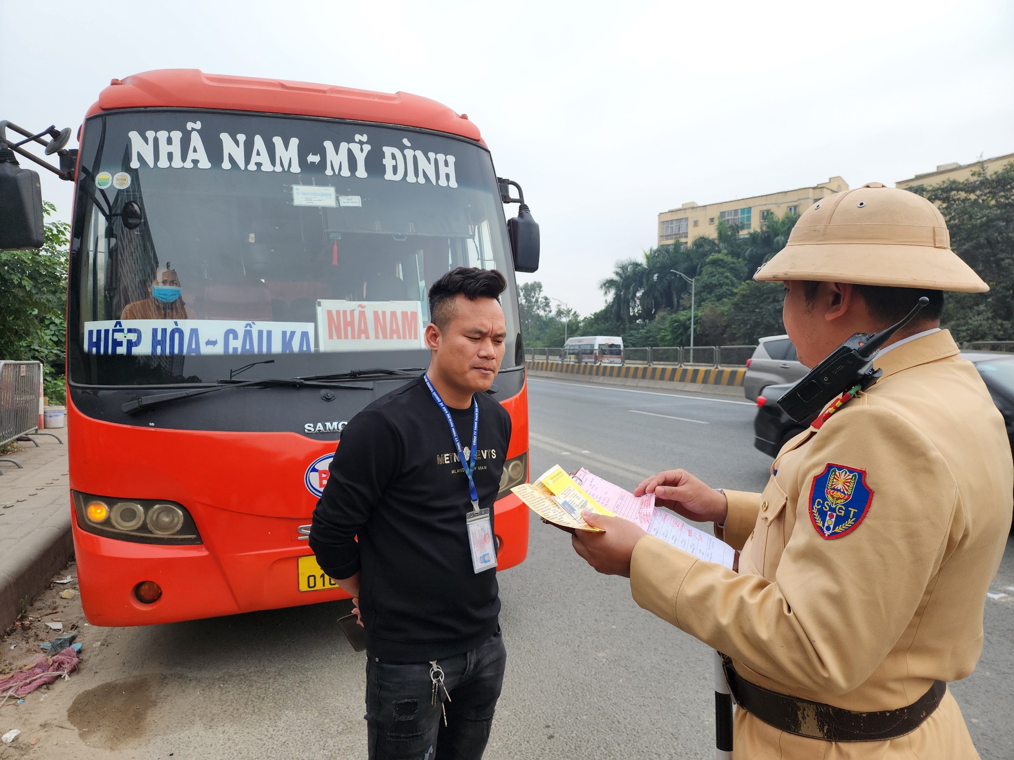 Hà Nội: Video CSGT ghi hình tại điểm 