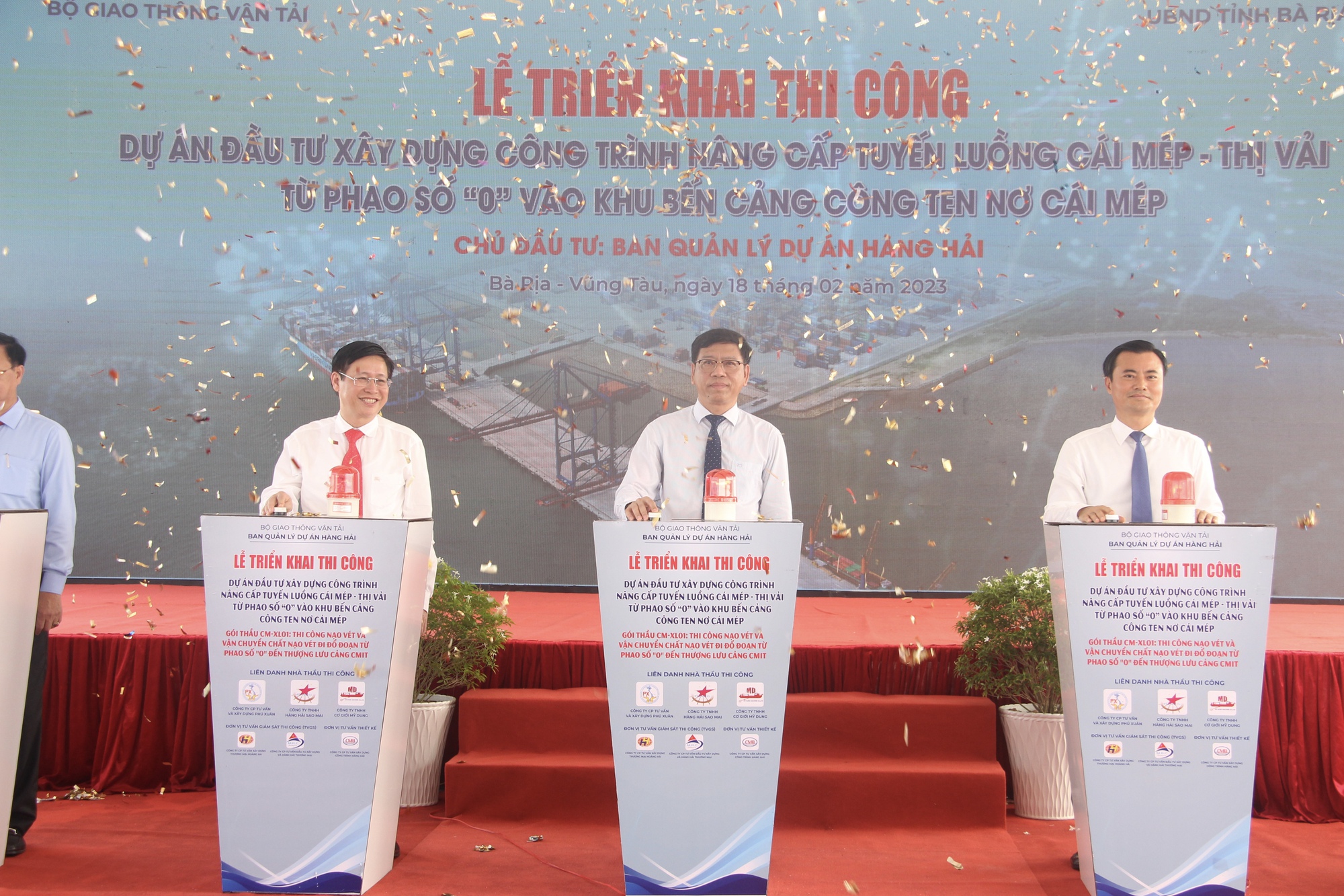 Triển khai thi công dự án nâng cấp luồng tuyền Cái Mép - Thị Vải hơn 1.400 tỷ đồng - Ảnh 1.