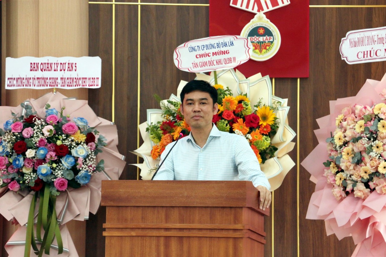 Khu QLĐB III có tân Giám đốc - Ảnh 2. Khu QLĐB III có tân Giám đốc - Ảnh 2.