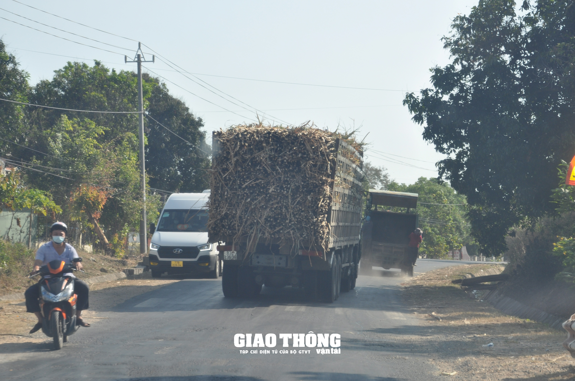 Rùng mình cảnh xe tải chở mía quá khổ, quá tải rầm rập ở Gia Lai - Ảnh 9. Rùng mình cảnh xe tải chở mía quá khổ, quá tải rầm rập ở Gia Lai - Ảnh 9.