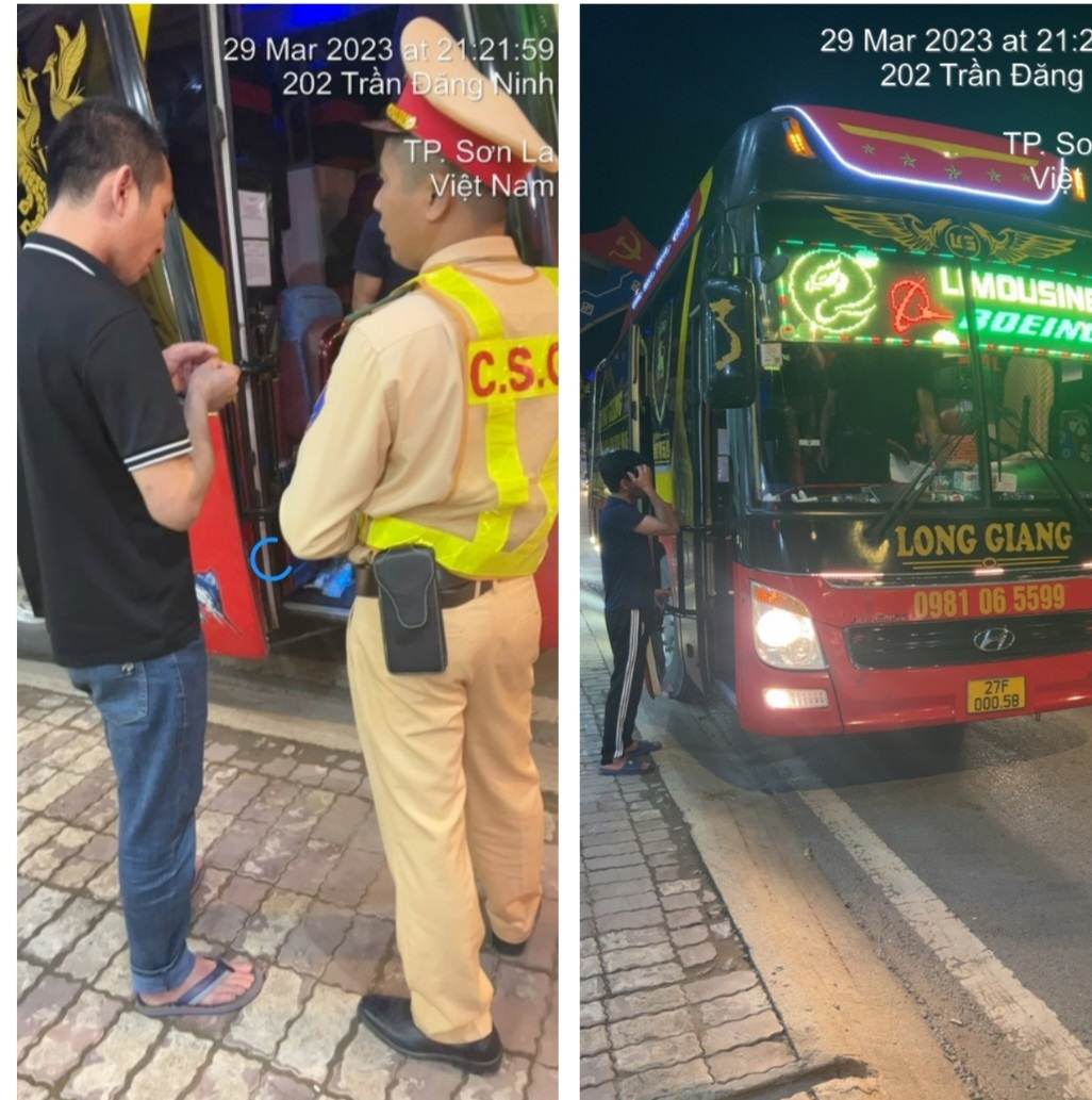 Giật mình CSGT phát hiện lái xe khách Long Giang vi phạm nồng độ cồn và dương tính với ma tuý - Ảnh 1.