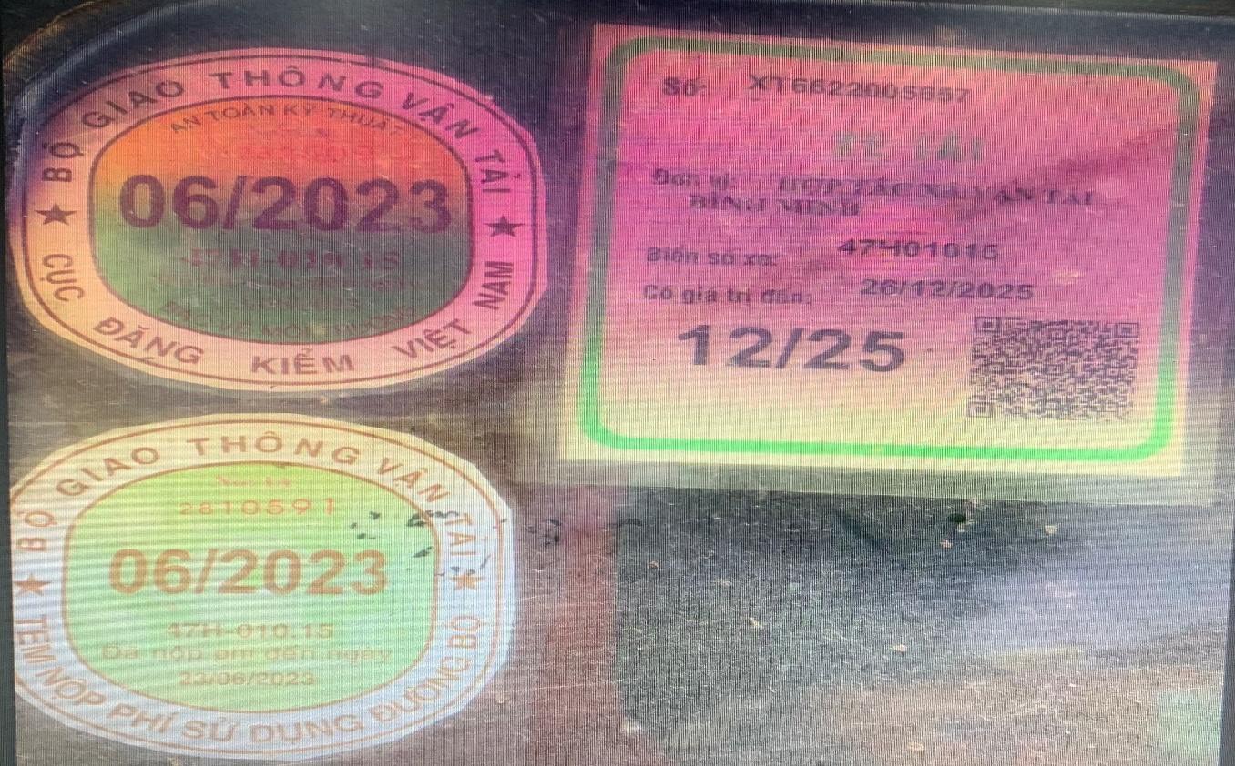 Đắk Lắk phát hiện, xử lý xe tải sử dụng đăng kiểm giả - Ảnh 2.