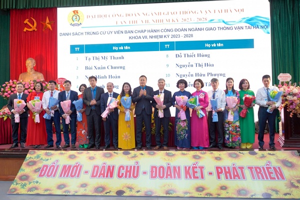 Đại hội Công đoàn ngành Giao thông vận tải Hà Nội lần thứ VI, nhiệm kỳ 2023 - 2028 - Ảnh 4.