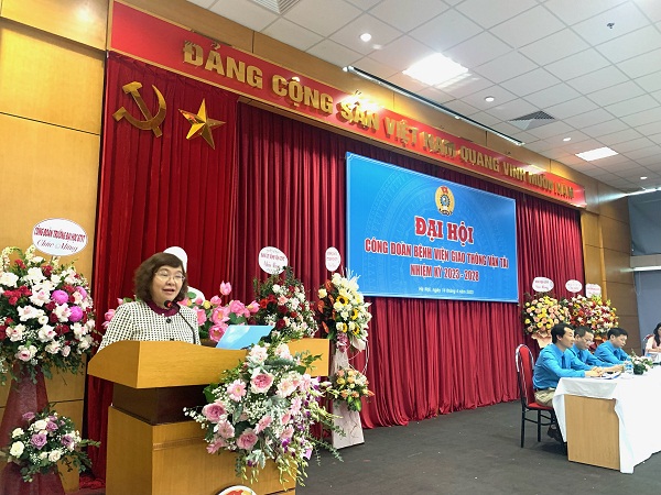 Công đoàn Bệnh viện GTVT tổ chức thành công Đại hội nhiệm kỳ 2023 - 2028  - Ảnh 2.