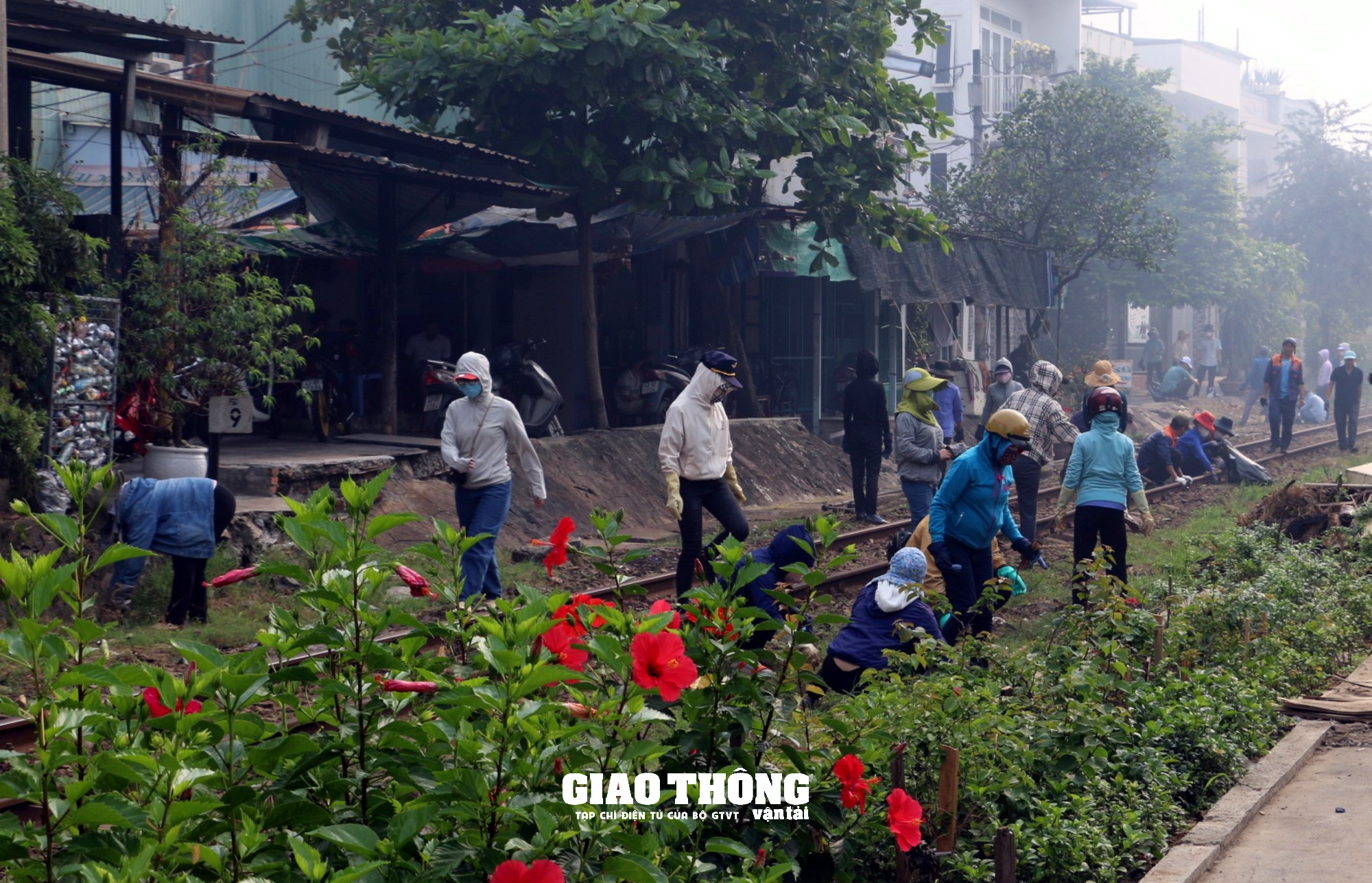 Cận cảnh "Đường tàu, đường hoa" khu vực ga Đà Nẵng - Ảnh 13.