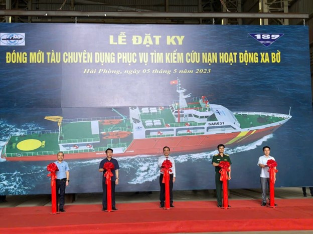 Chính thức đặt ky đóng mới tàu tìm kiếm cứu nạn có thể hoạt động liên tục trên 3.000 hải lý   - Ảnh 1.