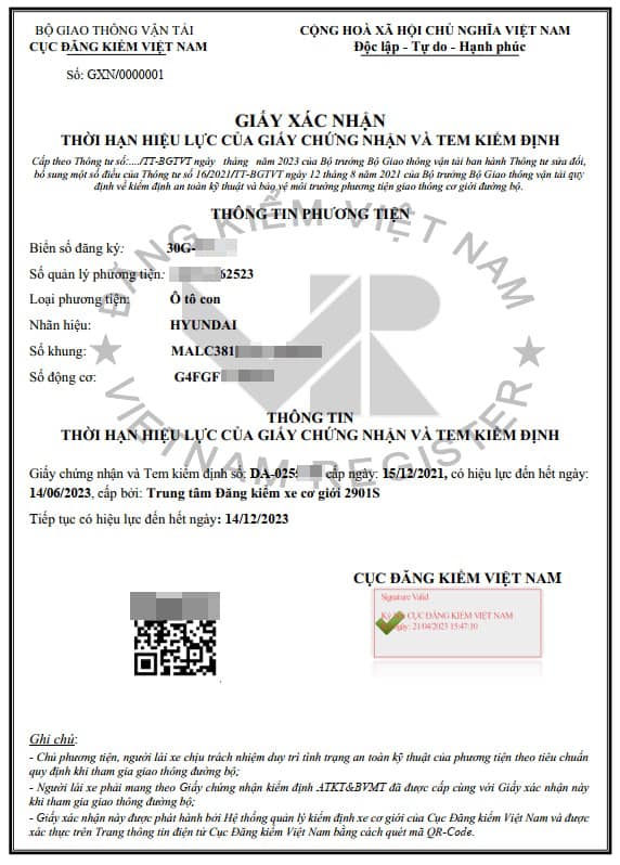 Hé lộ mẫu, cách nhận giấy xác nhận ôtô được kéo dài thời hạn đăng kiểm - Ảnh 2.