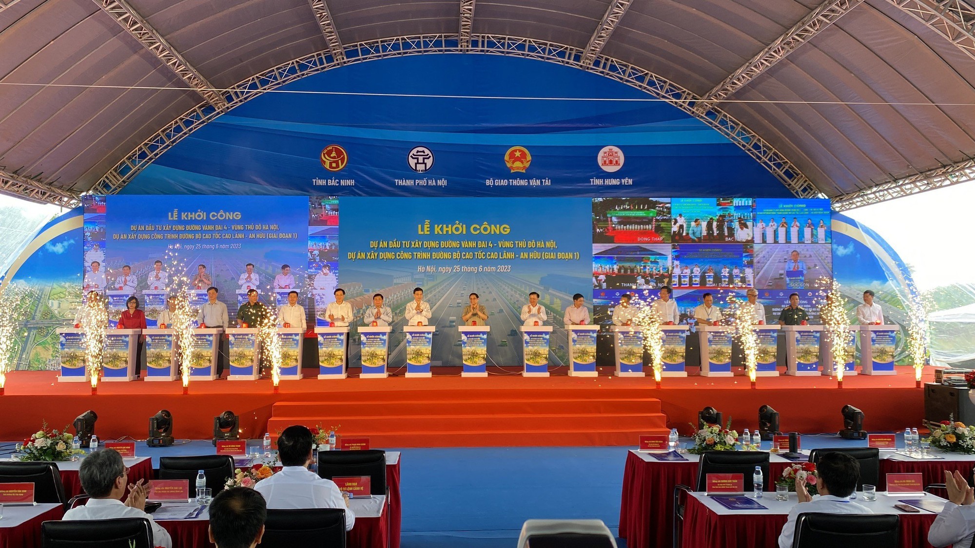 VINACONEX cam kết đảm bảo tiến độ, chất lượng dự án Vành đai 4 - Vùng Thủ đô - Ảnh 1.