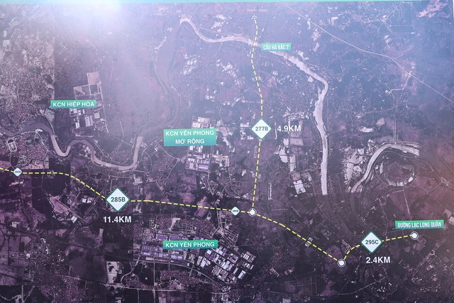 Bắc Ninh khởi công 3 tuyến đường gần 1.500 tỷ kết nối nhiều khu công nghiệp và Hà Nội - Ảnh 2.