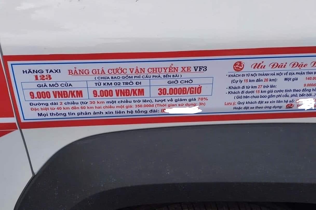 Xe điện VinFast VF3 dùng làm taxi: Cước ngang giá xe ôm?- Ảnh 3.