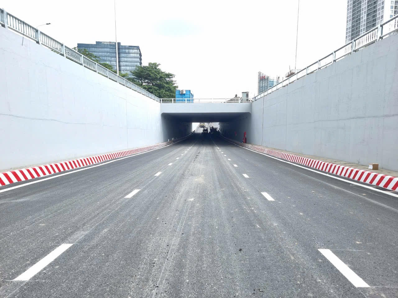 Tổng công ty Thăng Long hoàn thành nhánh hầm chui Nguyễn Văn Linh - Nguyễn Hữu Thọ, sẵn sàng thông xe - Ảnh 3.