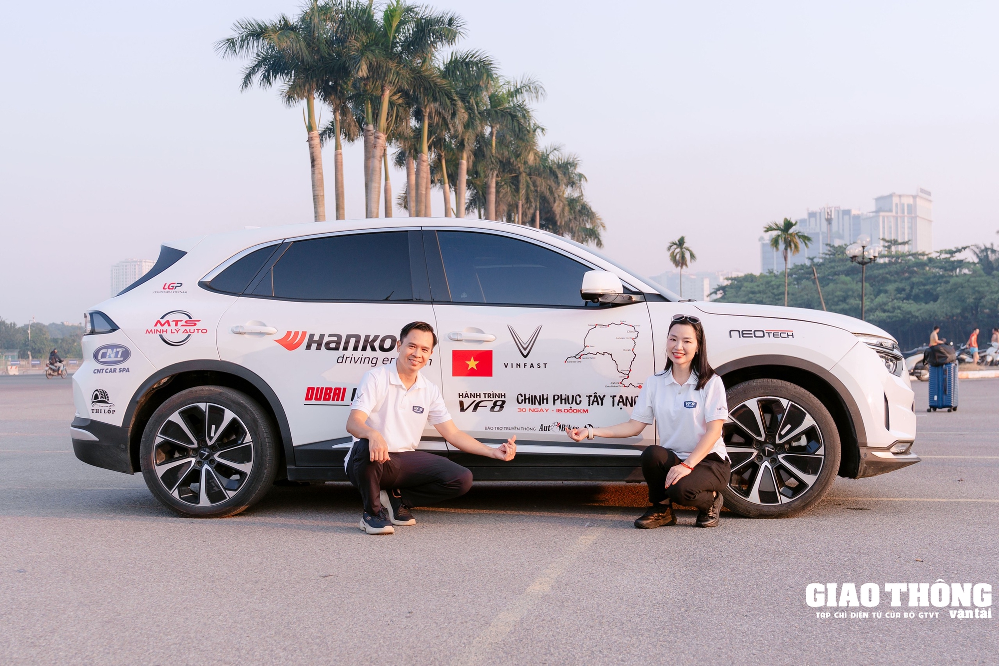 Sau Đông Dương, đoàn xe VinFast VF8 