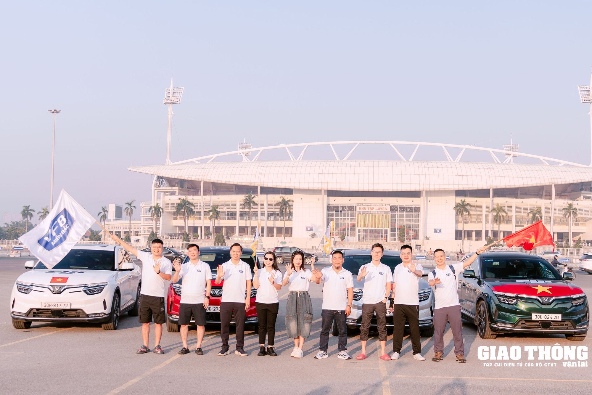 Sau Đông Dương, đoàn xe VinFast VF8 