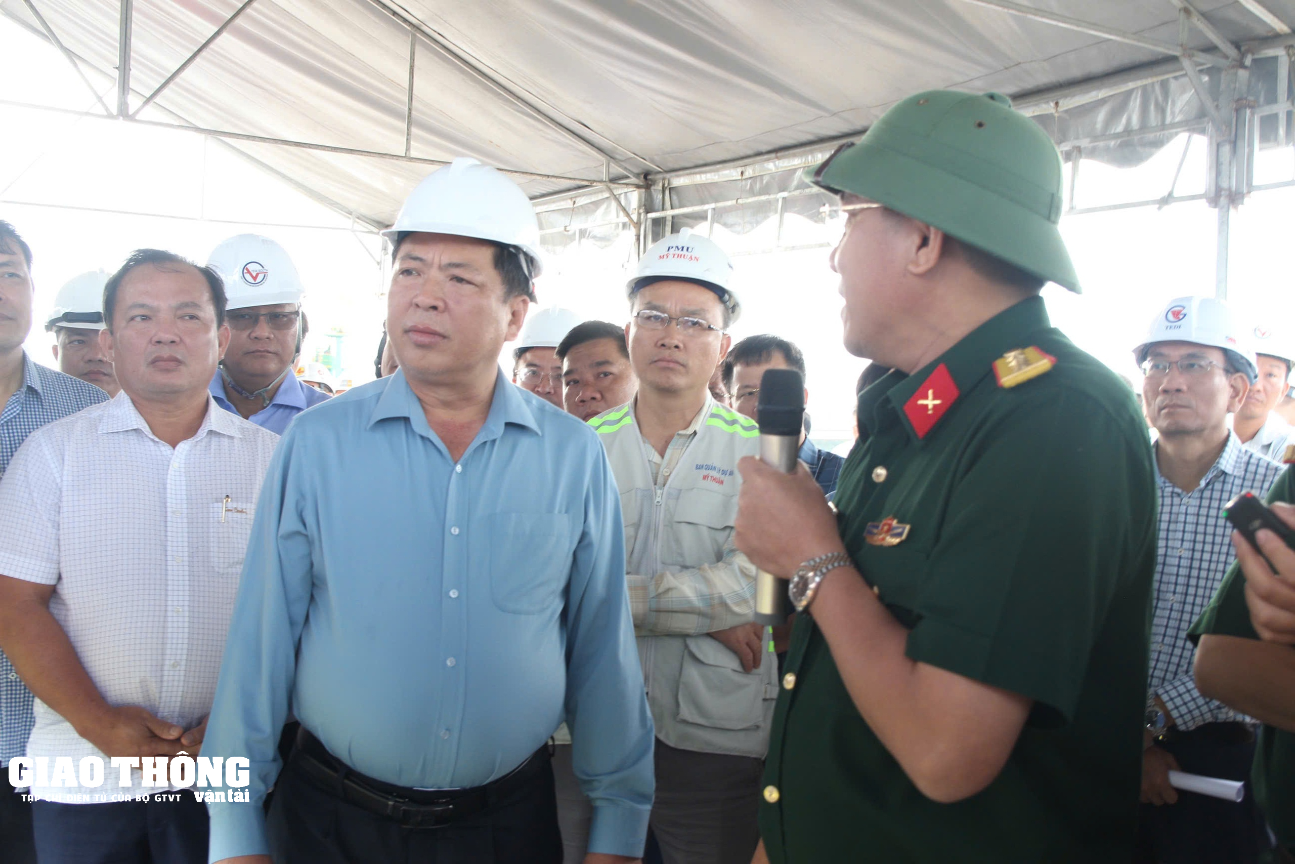 Bộ trưởng Trần Hồng Minh kiếm tra tiến độ thi công cao tốc Cần Thơ - Cà Mau- Ảnh 5.