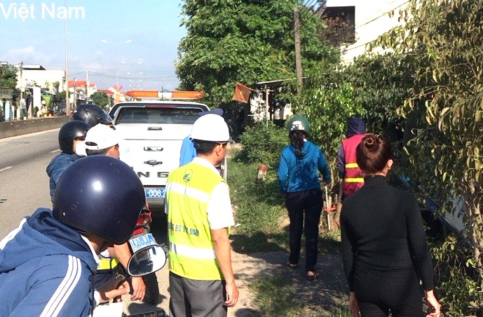 Lập lại trật tự, an toàn hành lang đường bộ tuyến QL1 qua Quảng Nam- Ảnh 2.