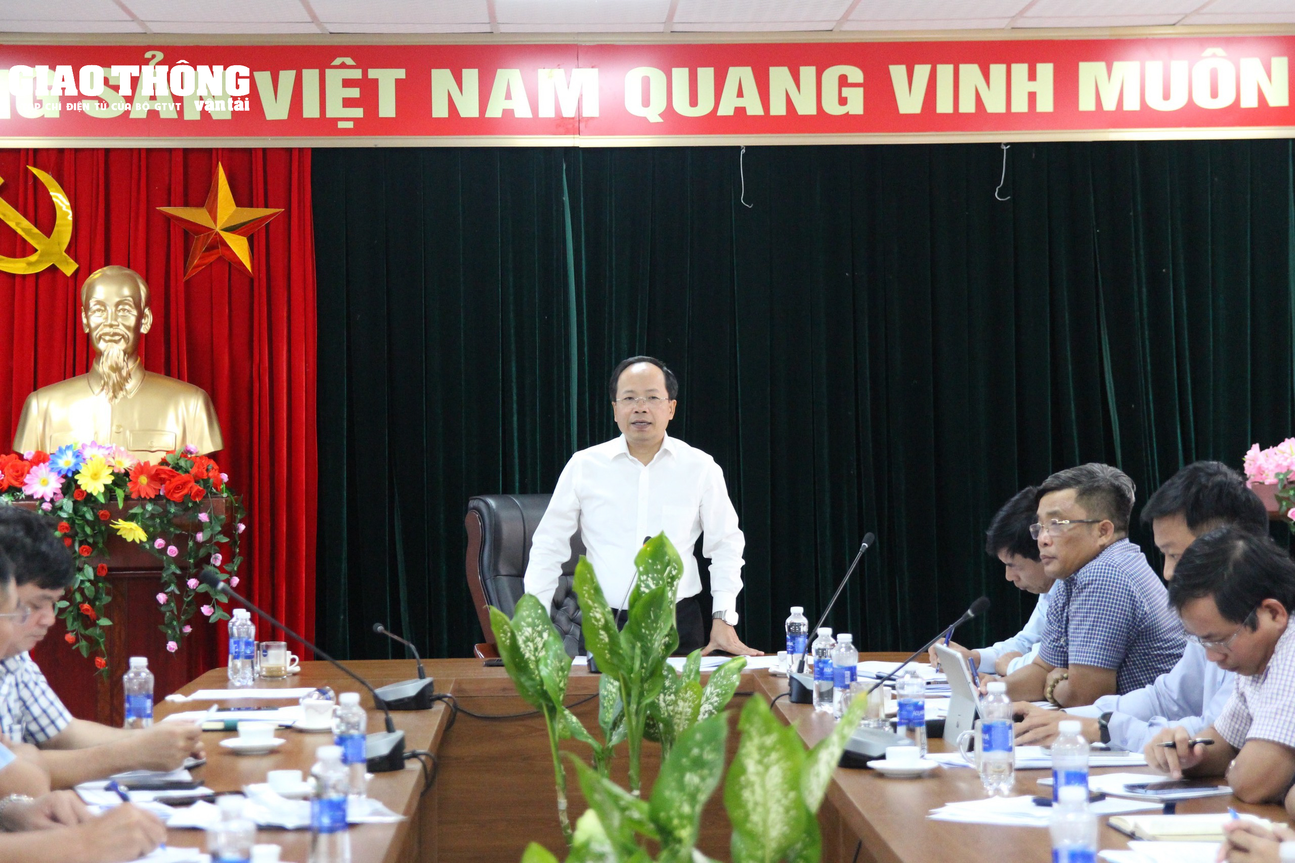 Bàn biện pháp đẩy nhanh tiến độ cao tốc Cần Thơ - Cà Mau- Ảnh 4.