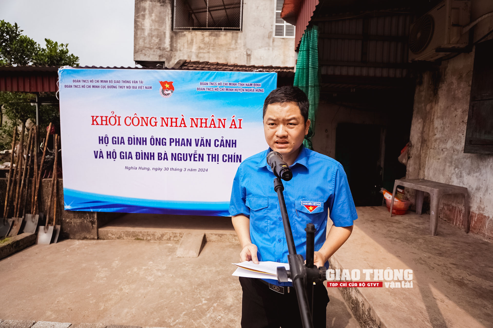 Tuổi trẻ ngành GTVT trồng cây xanh, xây nhà nhân ái ở Nam Định- Ảnh 27.