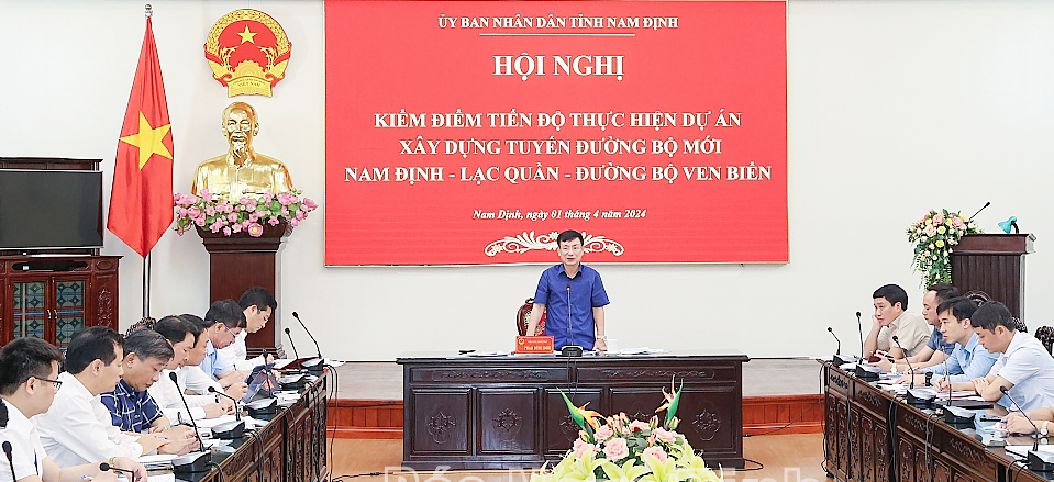 Nam Định: Sớm hoàn thành các dự án giao thông trọng điểm- Ảnh 1. Nam Định: Sớm hoàn thành các dự án giao thông trọng điểm- Ảnh 1.