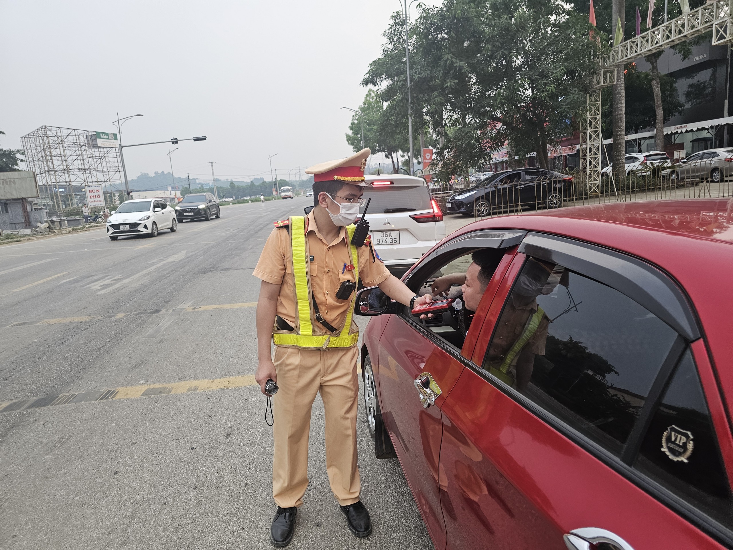 Tài xế vi phạm nồng độ cồn: 