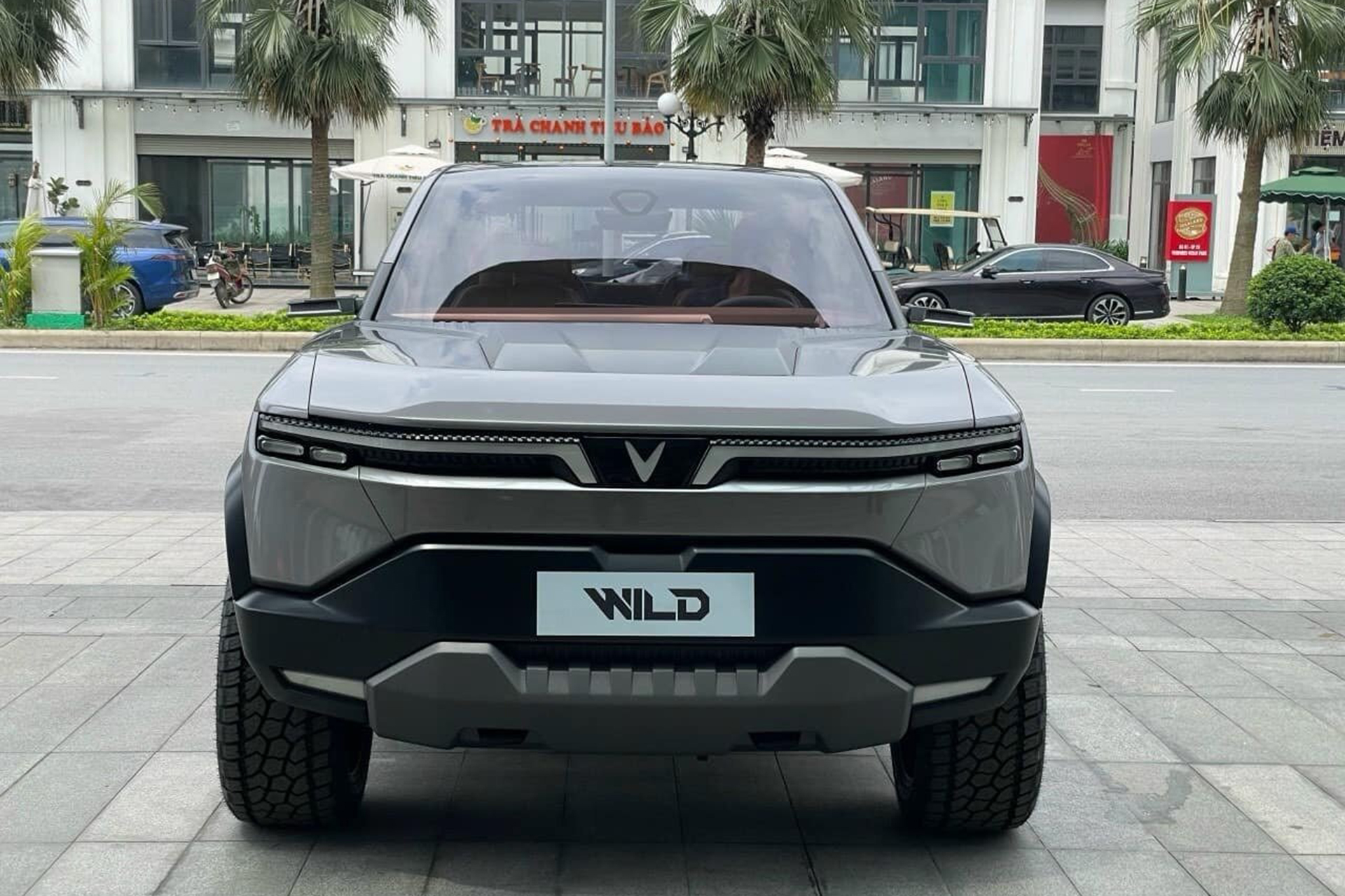 Bán tải điện VinFast VF Wild bất ngờ xuất hiện tại Hà Nội- Ảnh 3.