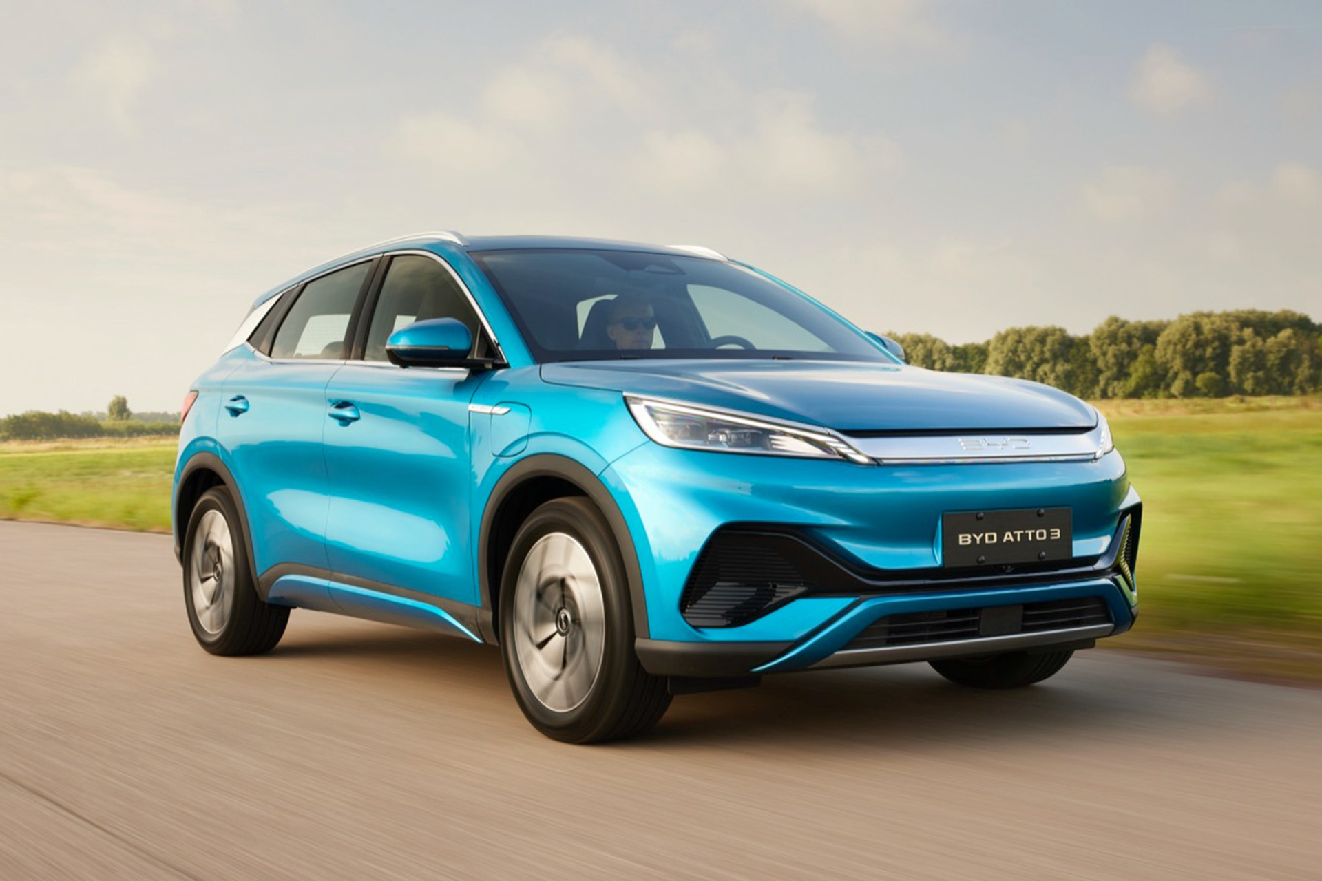 Mẫu xe thuần điện BYD Atto 3 đến từ Trung Quốc.