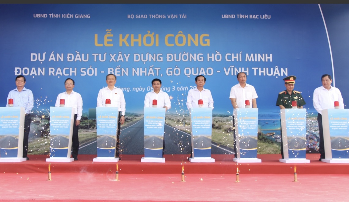 Gỡ vướng mặt bằng cho dự án đường Hồ Chí Minh qua Kiên Giang- Ảnh 1.