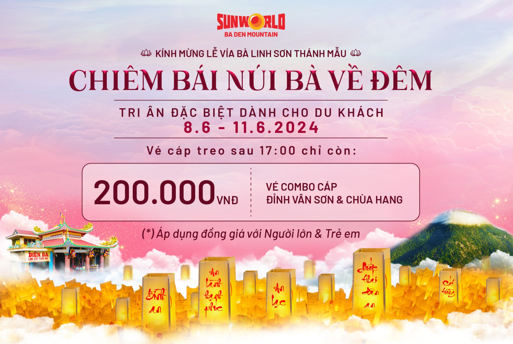 Combo cáp treo lên núi Bà Đen chỉ 200.000 đồng trong dịp lễ Vía Bà- Ảnh 1.